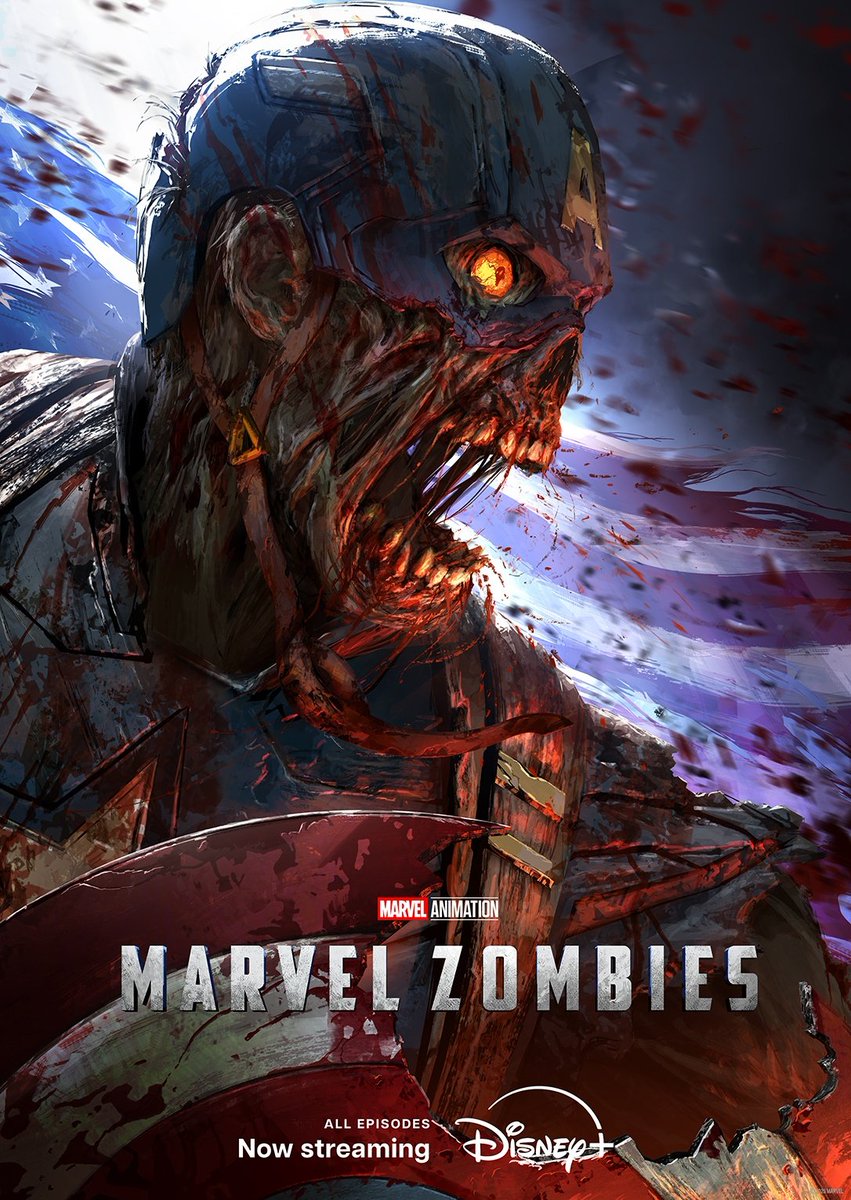 🔴BRUTAL nuevo póster de #MarvelZombies disponible en #DisneyPlus