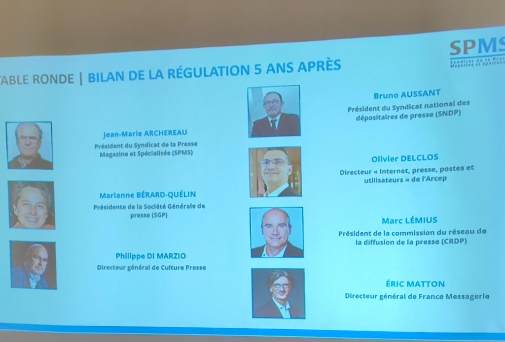 A l'initiative du spms , un passionnant débat ce jour les problématiques de la diffusion de la presse papier