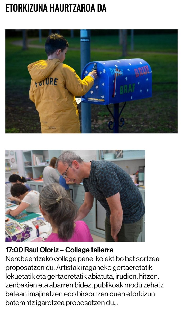 🚀 Panel infanto - juvenil de collage (10-20 años)
🚀 Jueves 9 de octubre 17:00 en Civican
🚀 Tema: el futuro es la infancia 
🚀 Apúntate ya!! Llama al 948 222 444
🚀 Actividad gratuita!!

#FilmmakingForSocialChange
<a href="/CivicanFCN/">CIVICAN</a>