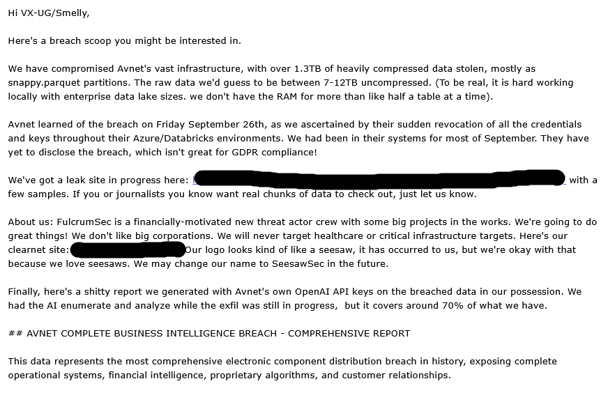 vx-underground tweet media