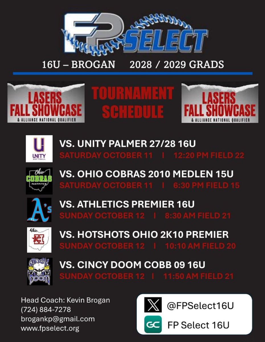 This weekend I will be at the <a href="/LaserShowcase/">Laser Nation Showcase</a> tournament! <a href="/FPSelect16u/">FP Select 16u</a> <a href="/SBRRetweets/">Softball Recruiting Reposts</a> <a href="/ExtraInningSB/">EXTRA INNING SOFTBALL</a> <a href="/SoftballDown/">Down South Softball</a>