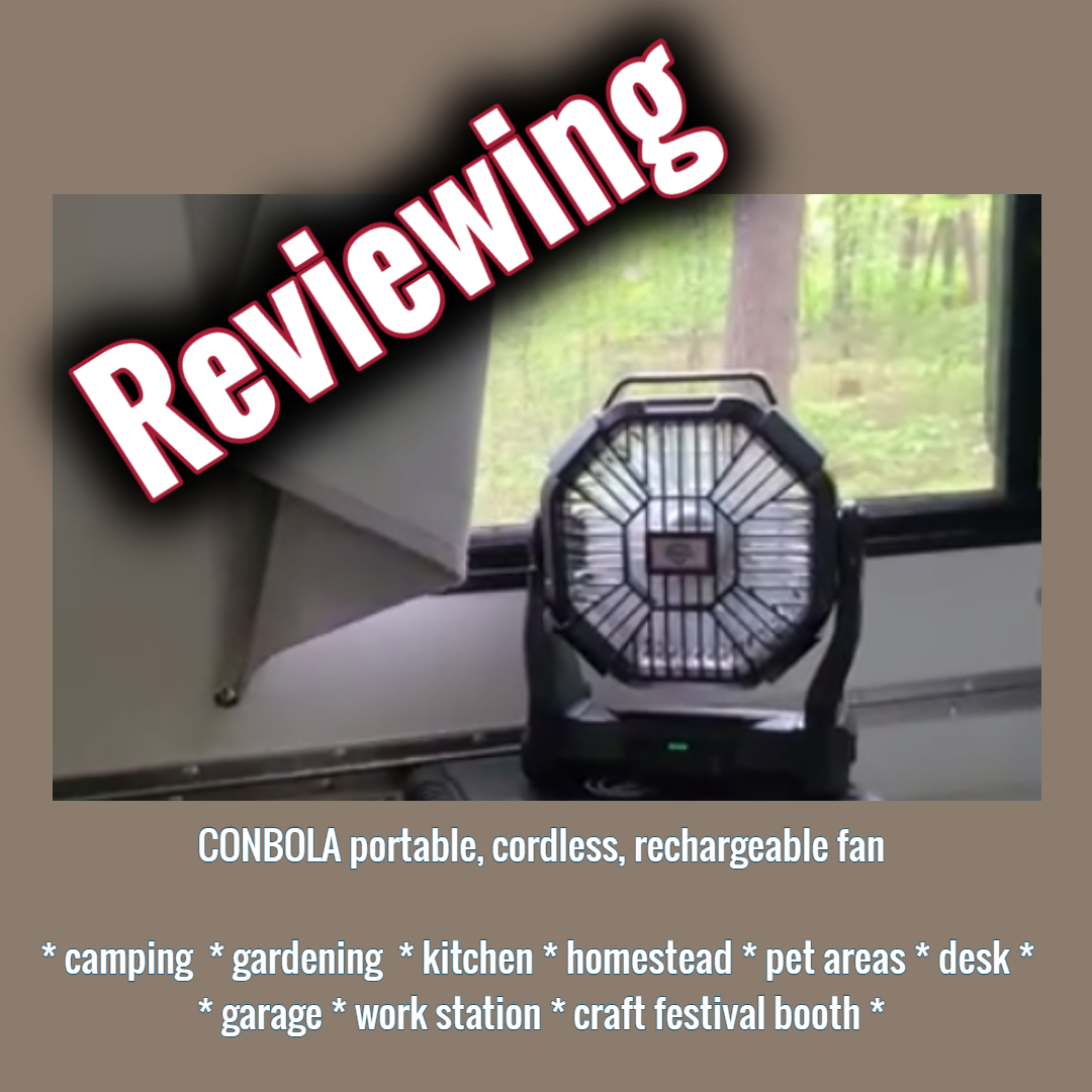 This Conbola fan has been used in my camper trailer, by myself and others. It is an excellent rechargeable, recharging, air-moving, portable fan. 
See my review here:
reviewthisreviews.com/2025/10/review…
<a href="/ReviewThisSites/">Review This Reviews</a>  @conbola_