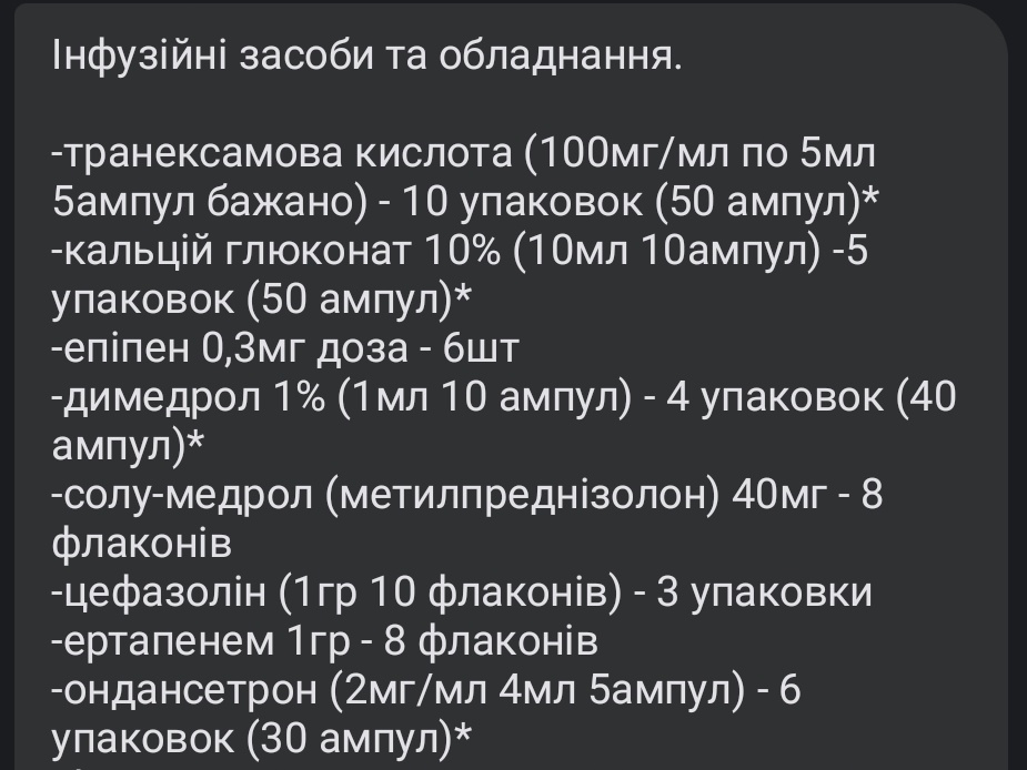 24_Nurse_SZP's tweet image. Шукаю медикаменти на військо 

Репости будь ласка