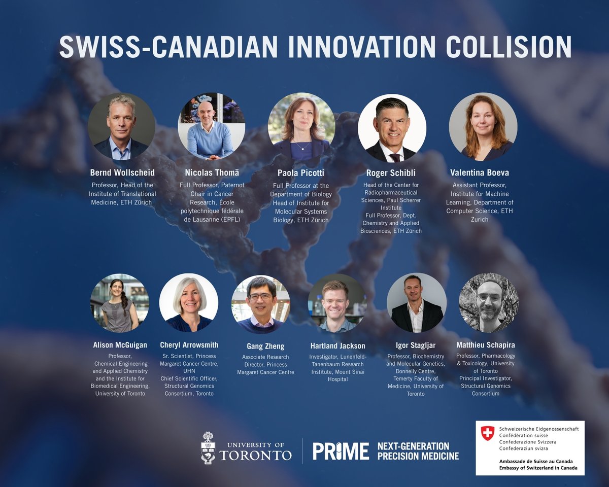 One week left! Register for the Swiss-Canadian Innovation Symposium before the early bird offer ends on October 14, 2025.

📅 November 14, 2025, 8 AM - 6:30 PM
🌎 Schwartz Reisman Innovation Campus 
🔗 Register here: luma.com/t0zr22u5
