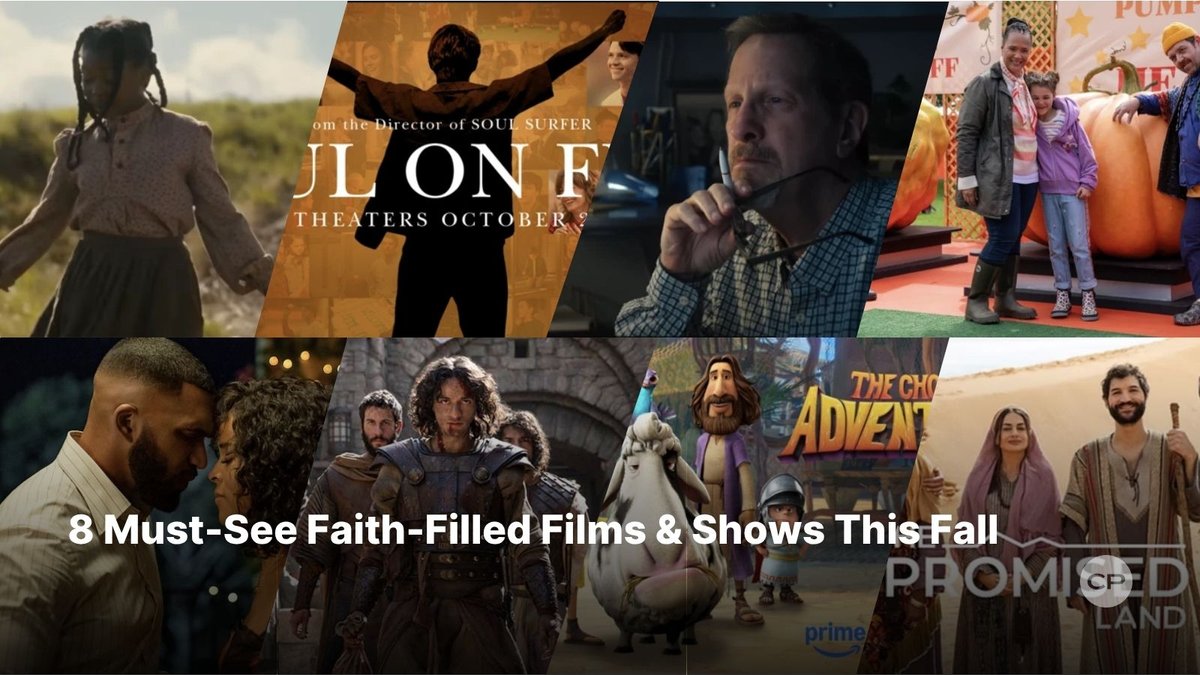 ChristianPost's tweet image. From "Soul on Fire" to "House of David," check out 8 new faith-filled films and TV shows bringing hope and inspiration to screens this fall.
#FaithFilms #SoulOnFire #HouseOfDavid #FallWatchlist #ChristianMovies
🔗 dlvr.it/TNXPzH