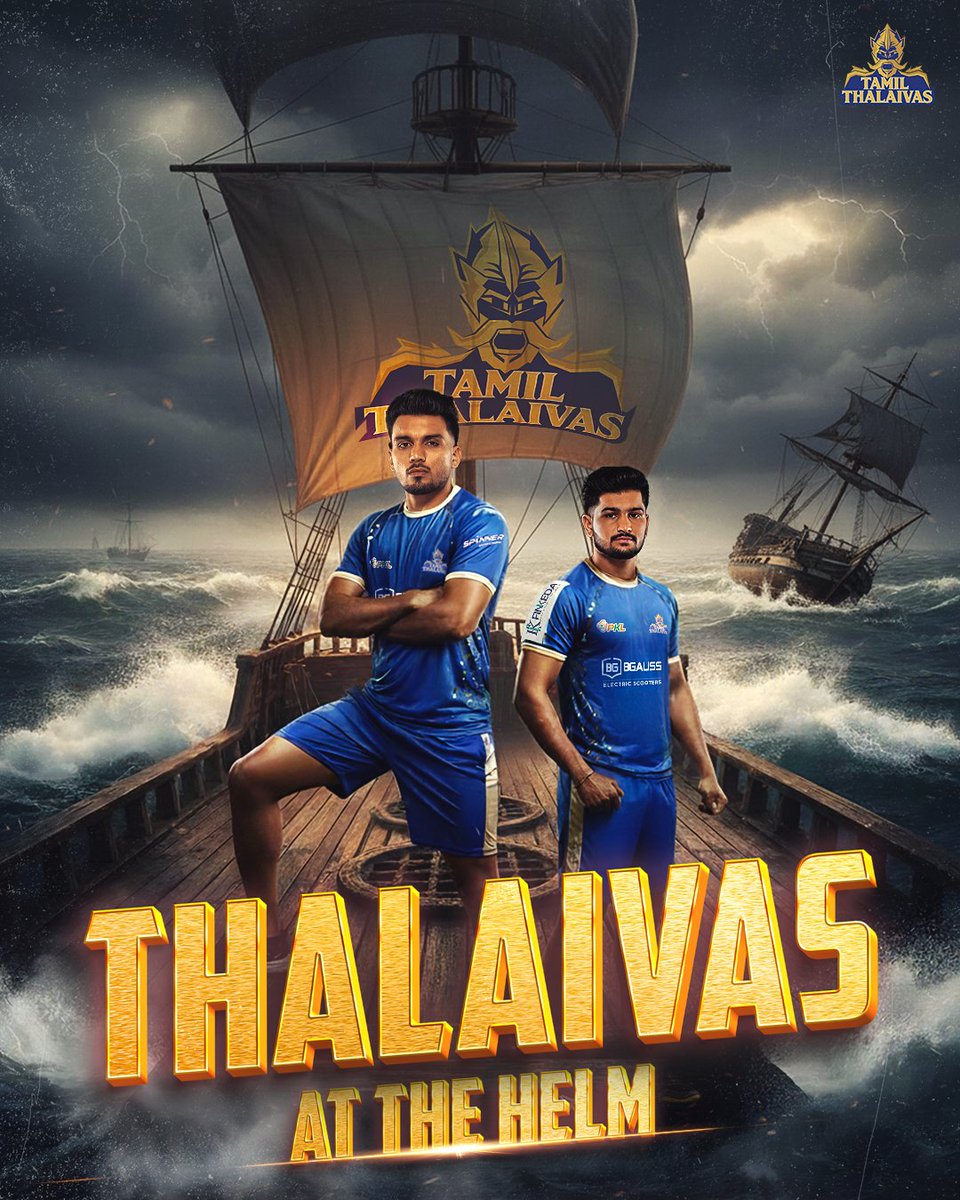 tamilthalaivas's tweet photo. Thalaivas conquer the mat & the seas 😎⚓
#CHEvPAT | #NammaOoruAattam | #GiveItAllMachi | #IdhuNammaTeam | #TamilThalaivas | #ProKabaddi https://t.co/lbBr4sY4Yb