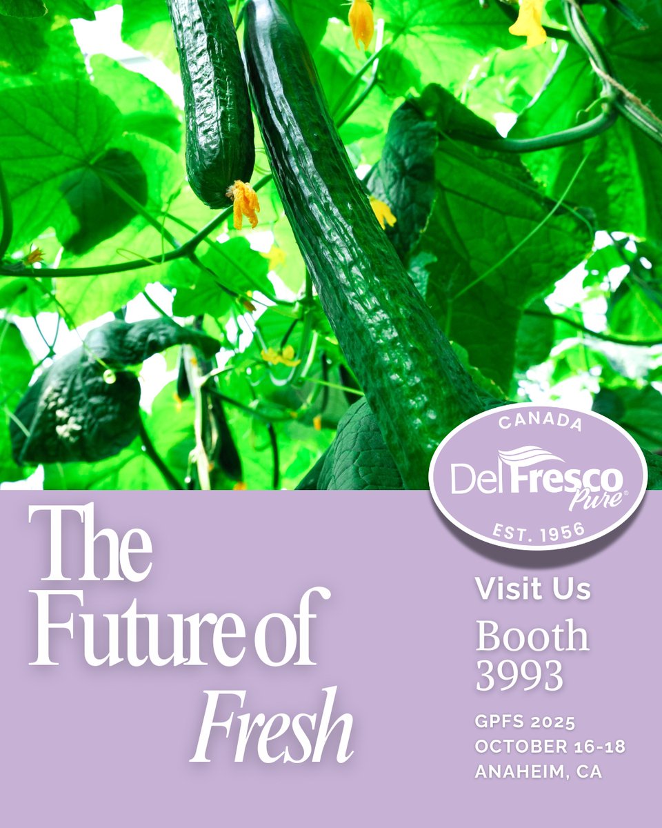 DelFrescoPure's tweet image. We’re bringing fresh innovation to the Global Floral &amp;amp; Produce Show! Visit us at Booth #3993