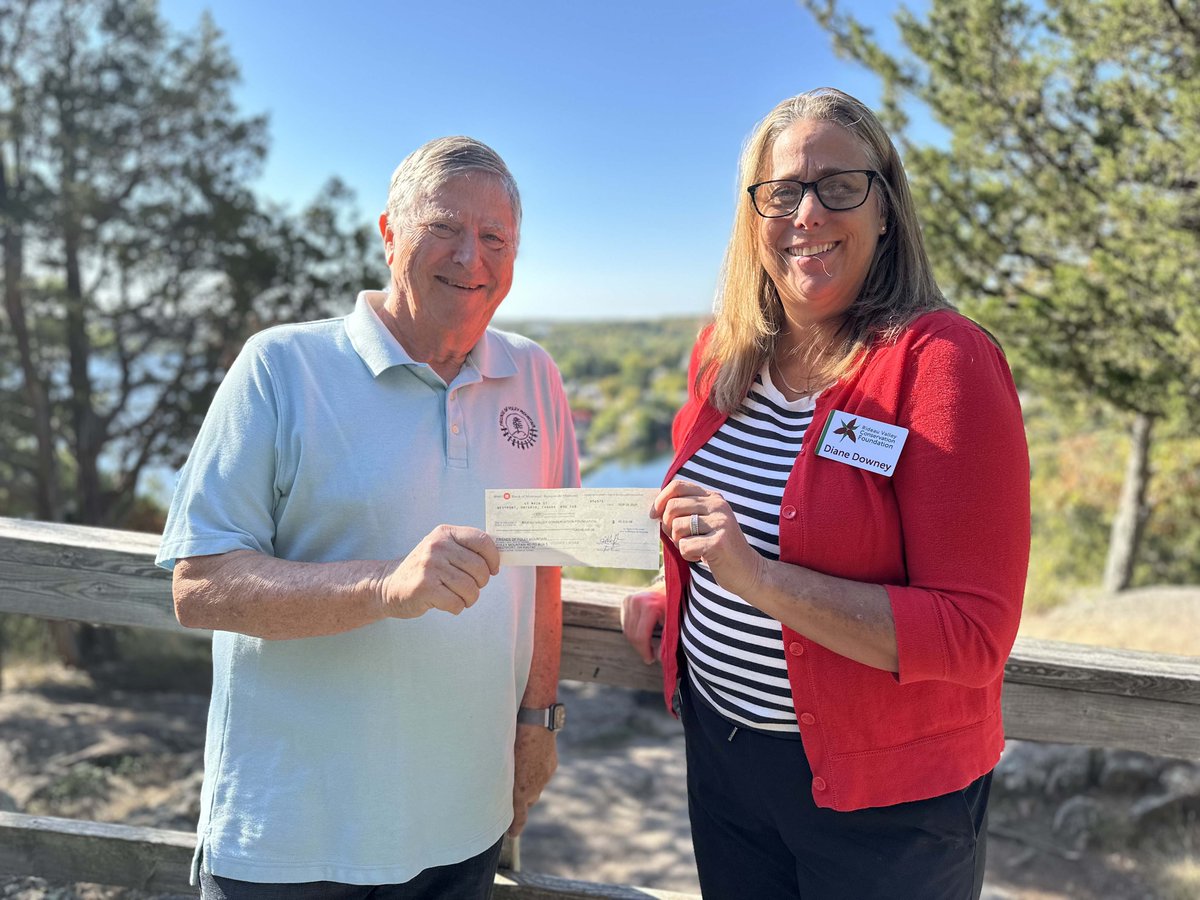 After 29 years of service, the Friends of Foley Mountain (FOFM) has left one final legacy: a $45,000 donation to the Foundation for future upgrades at Foley Mountain Conservation Area. We are so grateful for your partnership and support! Learn more:
ow.ly/KOlr50X7ZxY