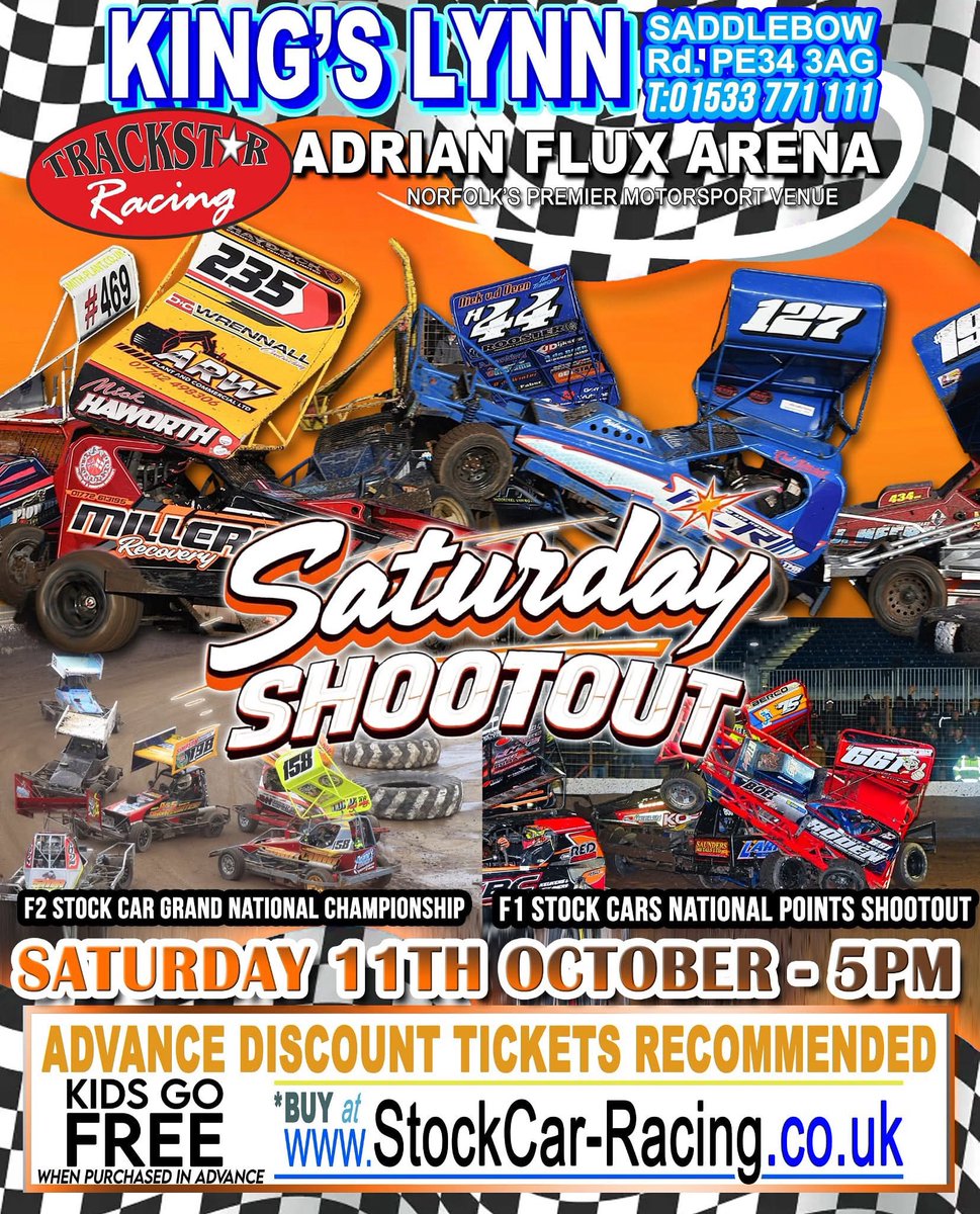 BSCDAF1's tweet photo. The booking list for Saturday’s National Points Championship Shootout Round 7 at King’s Lynn is now available.

We have 46 drivers booked in.

More information is available via the link below ⬇️ 

https://t.co/XbPMlc9SNt https://t.co/E1r2V3e2Il