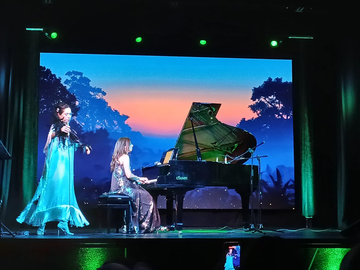 stefpassamonte's tweet image. 🌿 Corazón de la Selva: The Italian premiere of two arias from the world’s first #ClimateOpera, composed by Michico soprano @LauraCarisaGardea- the first opera with #Indigenousmythology, #Indigenouscharacters, an #Indigenouscast, and a #femaleled creative team 💚  @BCVRImmersive