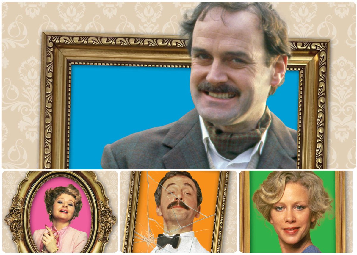 Right! Who’s your favourite character from #FawltyTowers? Basil (ahem, obvious choice), Polly, Manuel, or my little piranha fish, Sybil?

Tell me why &amp; grab your copy of “Fawlty Towers: Fawlts and All” before the Siberian hamsters do. bit.ly/FawltyBook 🐀📚🛎️#BritishComedy