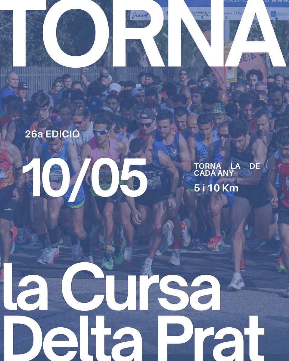 Save the date 10/05/2026💥

#elprat #esport #5k #10k #cursadeltaprat
