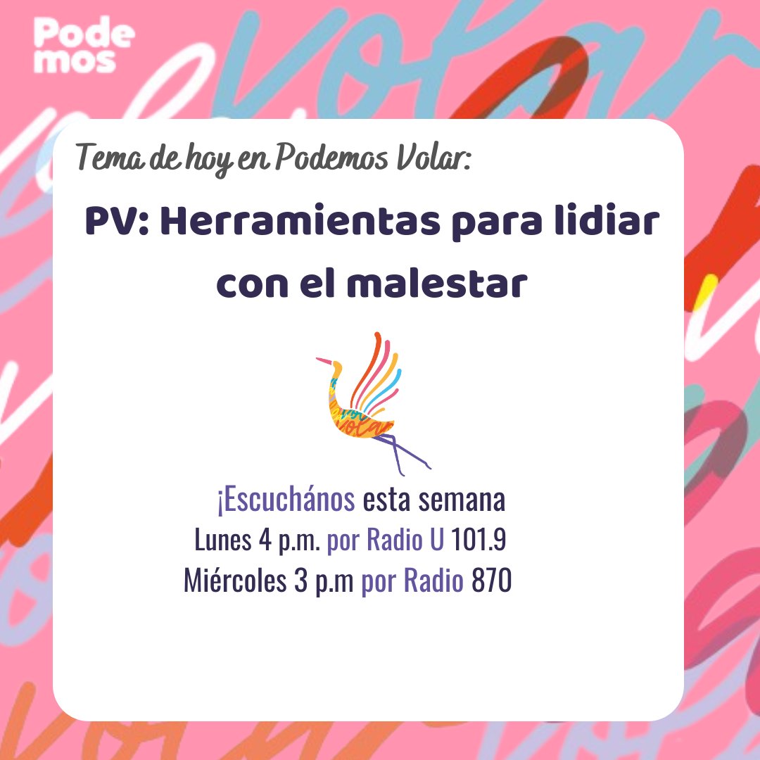 No te pierdas el programa de esta semana!