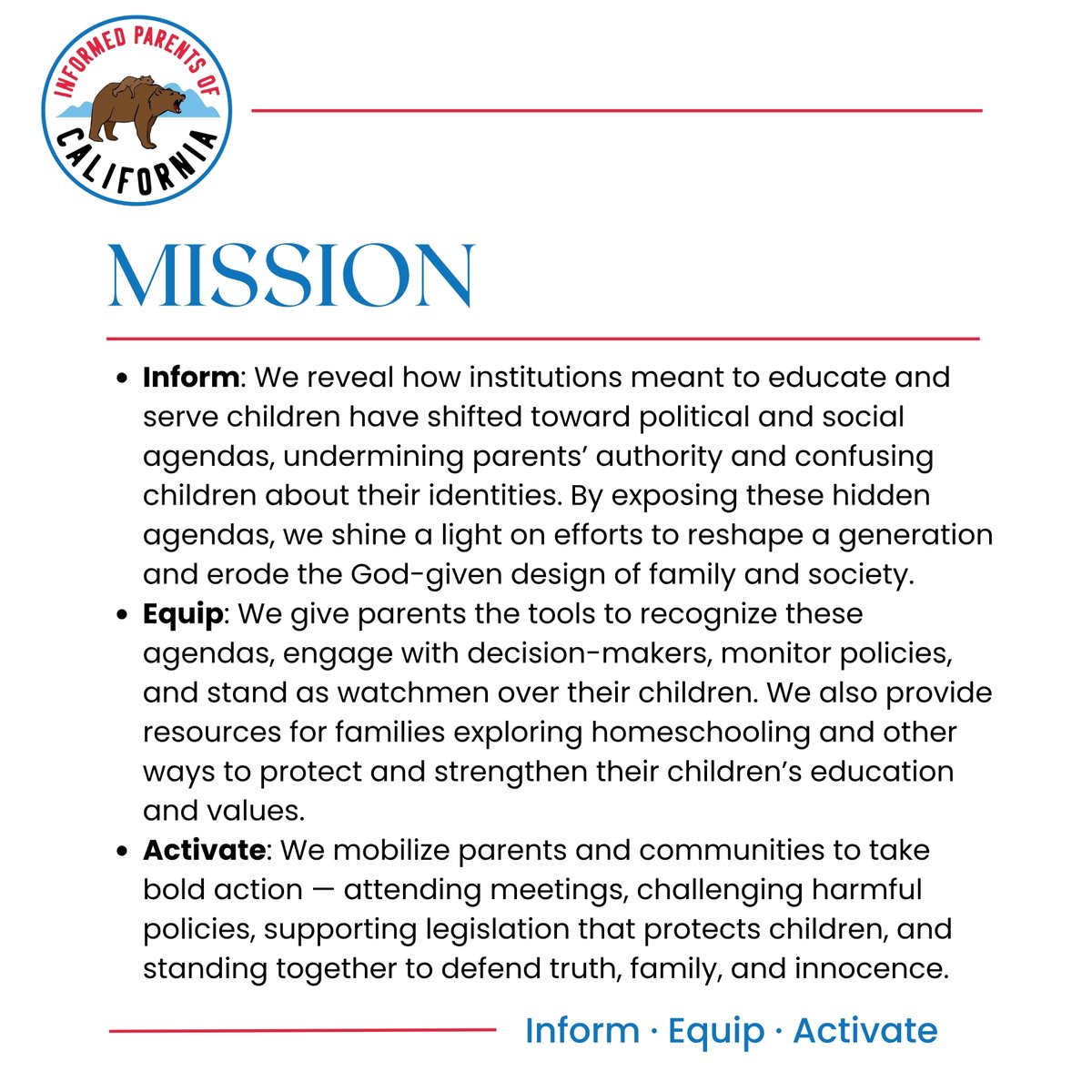 Informed Parents of California Est. 2018 tweet media