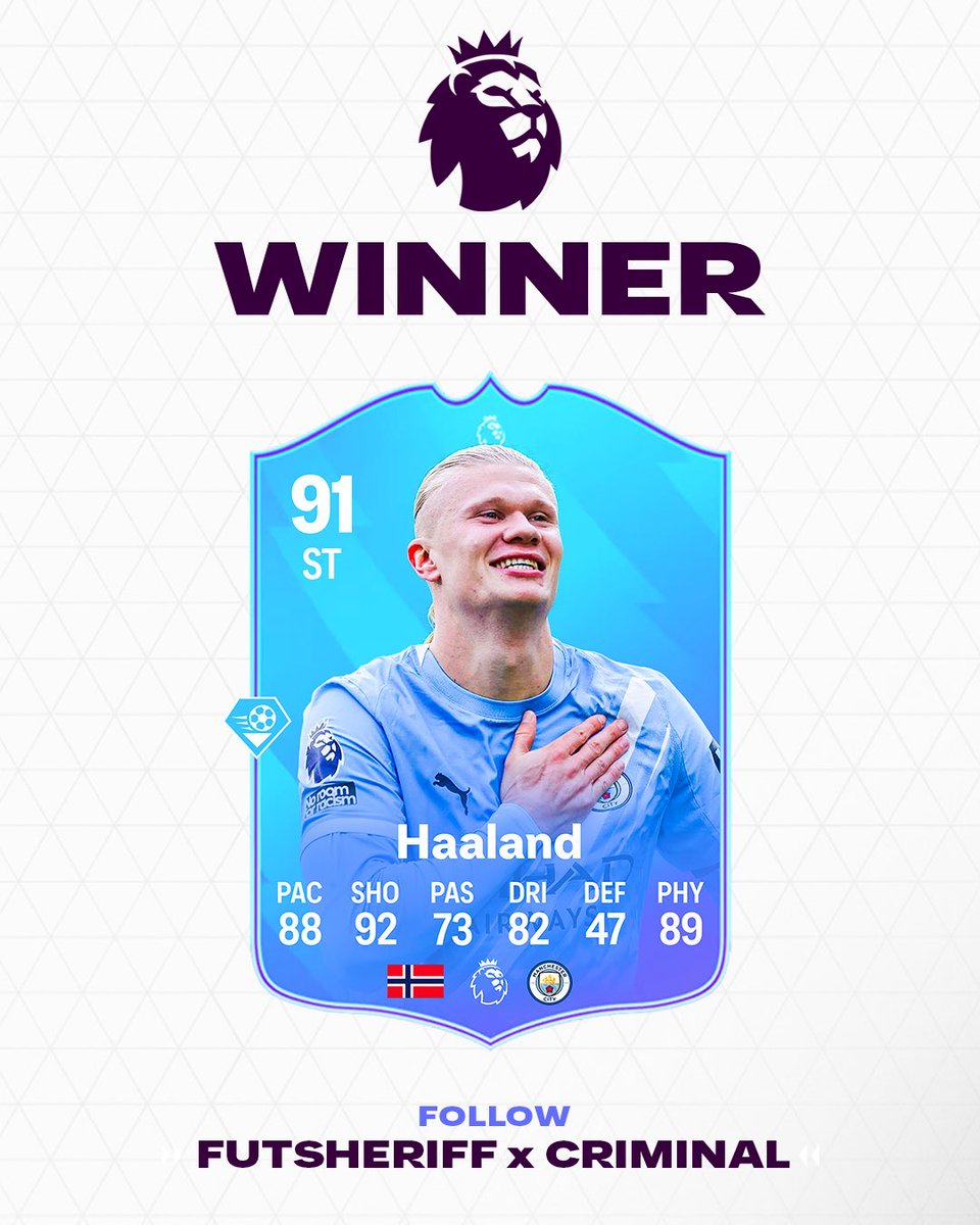 هالاند لاعب الشهر في الدوري الانكليزي 🚨🔥