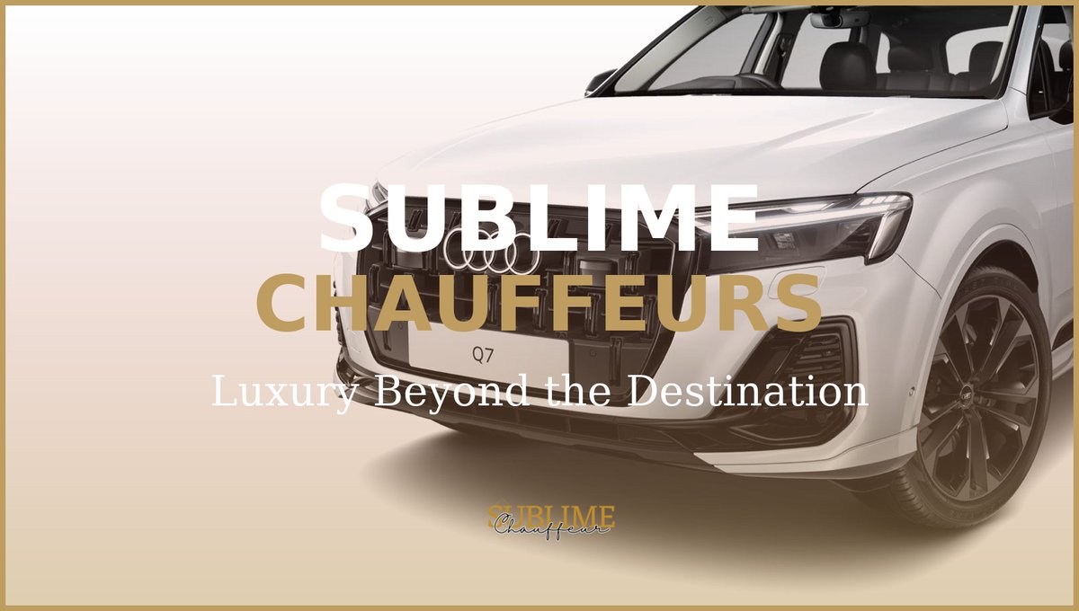 rupinmann's tweet photo. SUV TRANSFERS | LUXURY BEYOND THE DESTINATION

Our SUV fleet is designed for travellers who appreciate refinement in every detail — from airport runs to executive and event travel across Melbourne.
At Sublime Chauffeur, every transfer reflects precision, professionalism, and presentation — because luxury isn’t just the vehicle you choose, it’s how the journey feels.

PREMIUM SUV • CORPORATE TRAVEL • AIRPORT TRANSFERS

Visit - https://t.co/yEki4QUzZB
Email - Bookings@sublimechauffeur.com.au
