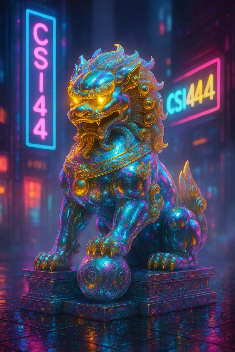 CSI444Community's tweet image. Strong as a lion, united as one 🧲💹 
The CSI444 comeback begins. 🦁 @cz_binance @four_meme_ 

#Binance #BNB #CSI444
