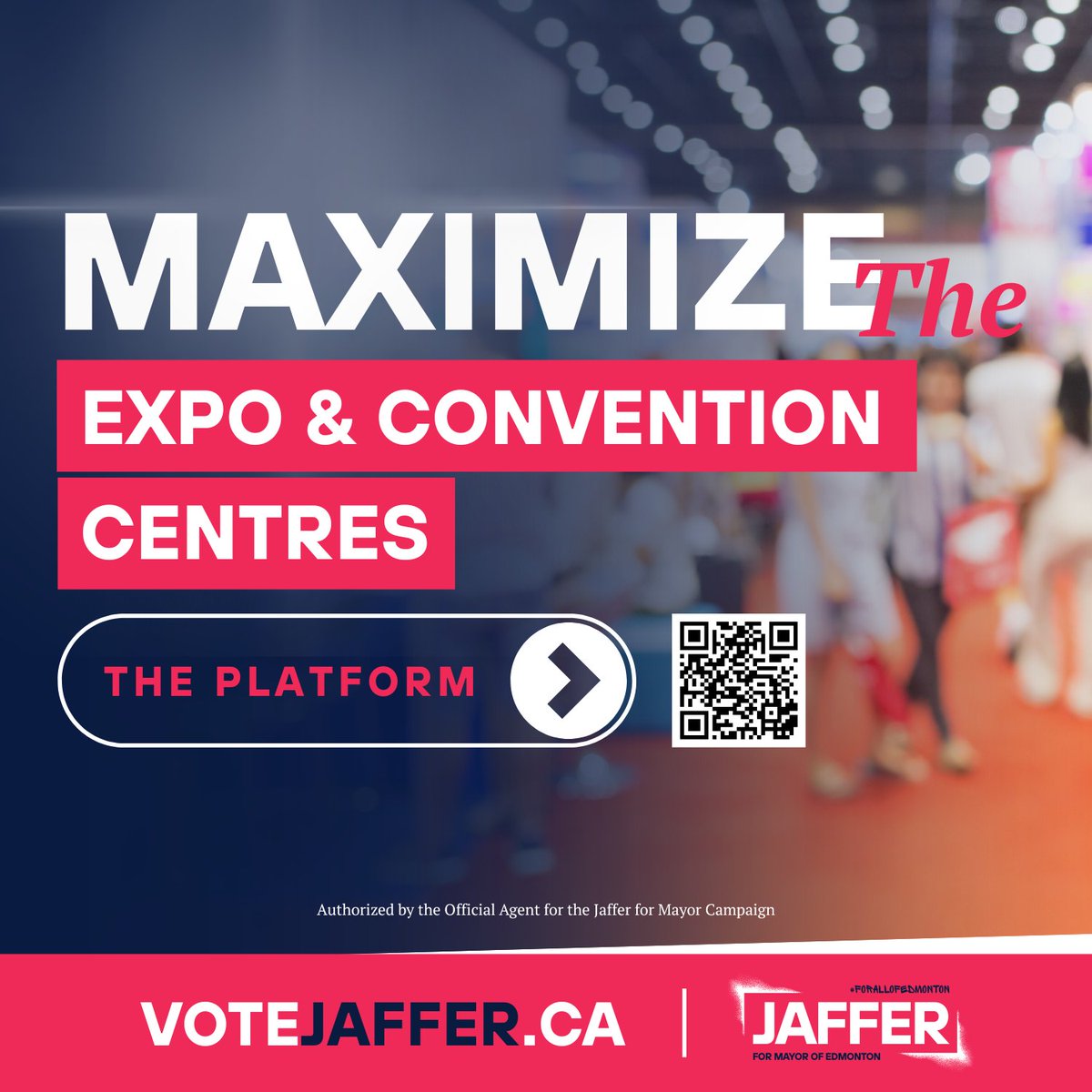 Edmonton is missing too many opportunities. If I’m elected on October 20, we'll make Edmonton a must-visit destination again by attracting more trade shows, concerts, conventions, and more!

Read my platform ➡️ votejaffer.ca/forallofedmont…

#yeg #yegvote #forallofedmonton