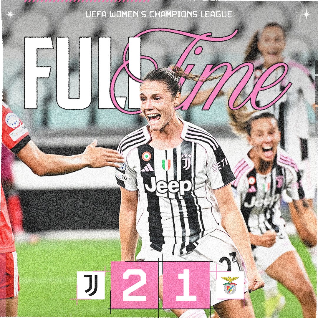 juventusfc's tweet photo. Doppietta di Cecilia Salvai e successo in rimonta per le bianconere all'esordio in #UWCL 👏

Il racconto del match ⤵️