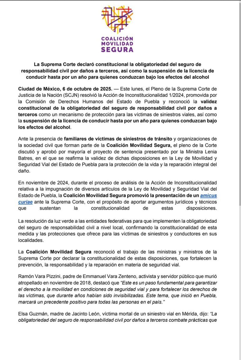 Coalición Movilidad Segura Sonora tweet media