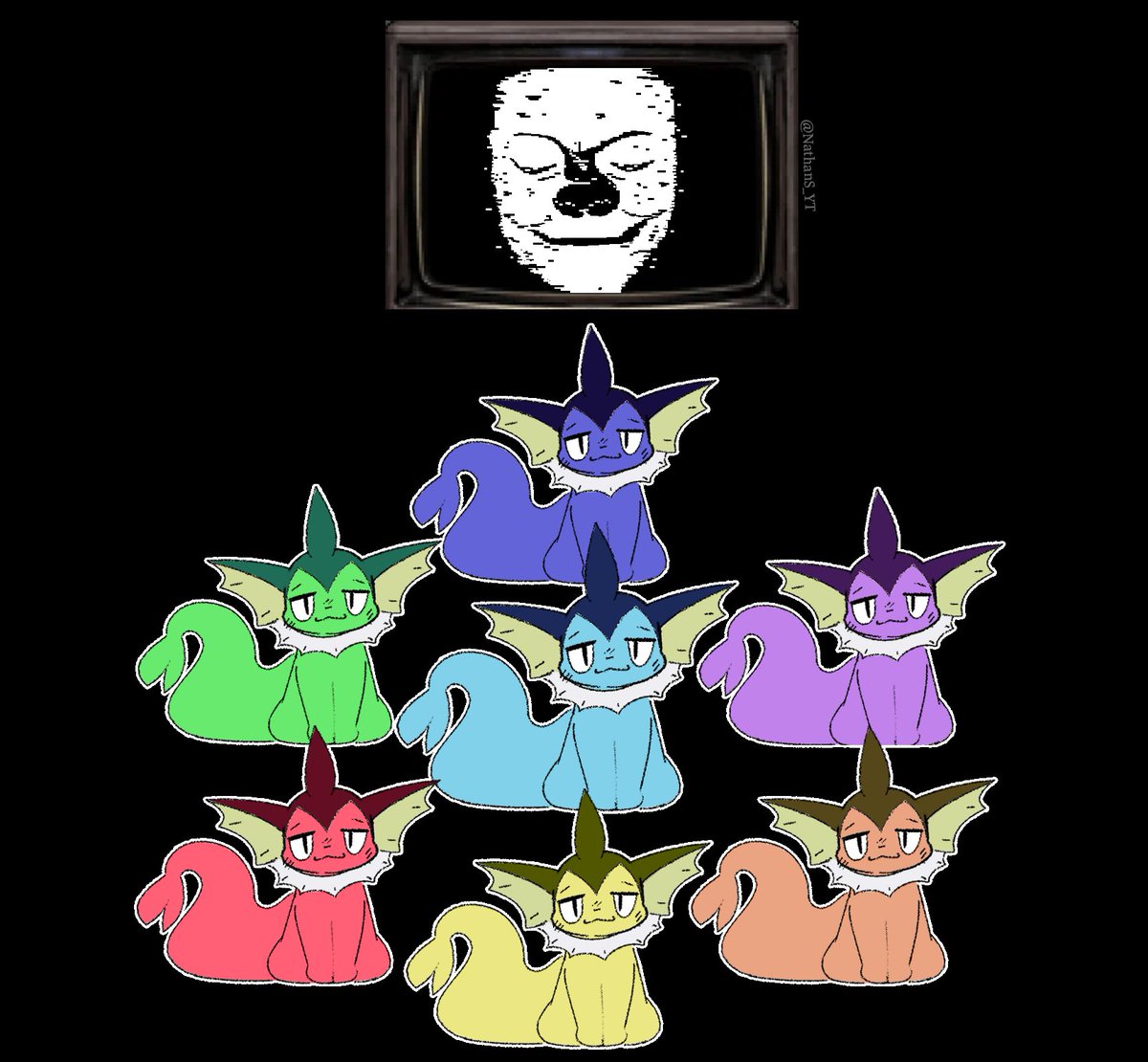 The 7 Vaporeons ✨️