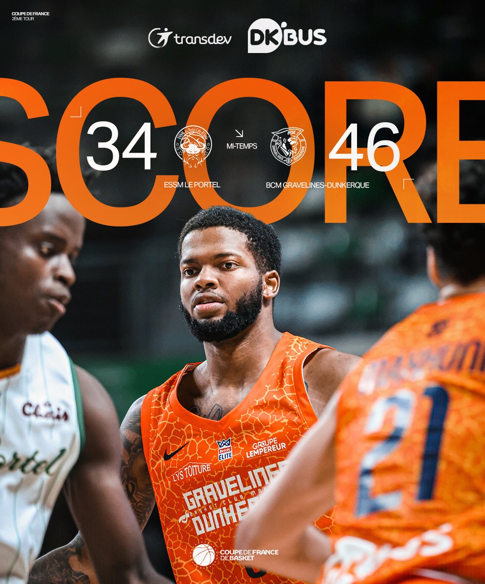 BCMBasket's tweet photo. #ESSMBCM | ๐ ๐-๐ง๐๐ ๐ฃ๐ฆ ๐ดโโ ๏ธ
Le BCM mรจne de 12 points ร la pause ! Encore 20 minutes pour aller chercher la qualif'
#MoreThanTheNorth #CDFBasket https://t.co/4KMpbX8ObF