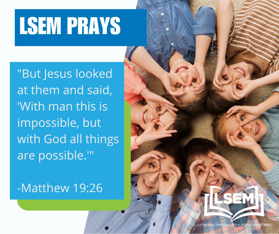 LSEM is praying for our partners Faith Lutheran School in Bay City, MI, and Our Shepherd Lutheran School in Birmingham, MI. We pray for all of their students and families, and especially our teachers Jill Notter, Mike Zeddies, and Laura Rink. ❤
#LSEMPrays