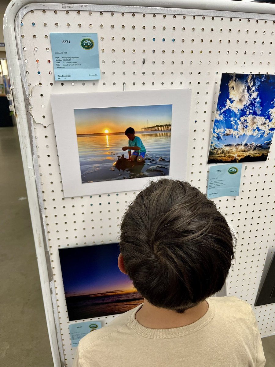 Luccrazy's tweet photo. And Grandpa continued my tradition of putting a photo of #JackAttack in the Art building for him to find @BigFresnoFair. https://t.co/hSQSVtanW2