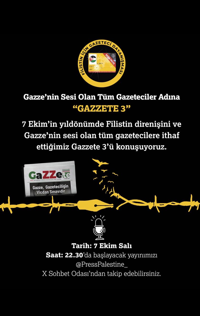 PressPalestine_'s tweet photo. Yaklaşan Sohbet Odam için hatırlatıcı ayarla! https://t.co/m8ltcv4S1n https://t.co/WkmFjI5z7r
