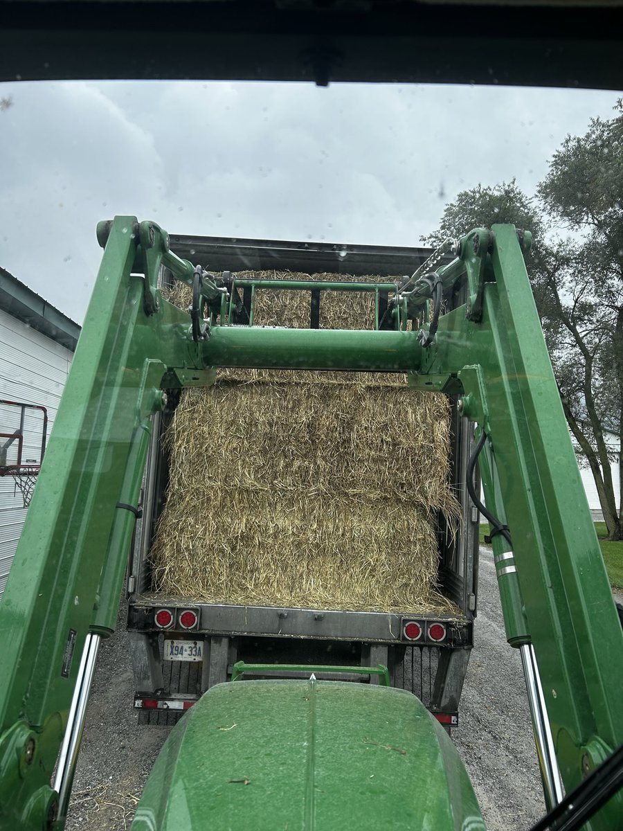 Last hay of 2025 headed out today
