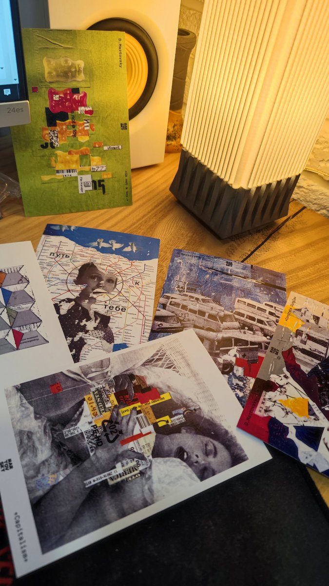 I printed a small batch of postcards today. I'll be including them with my orders.