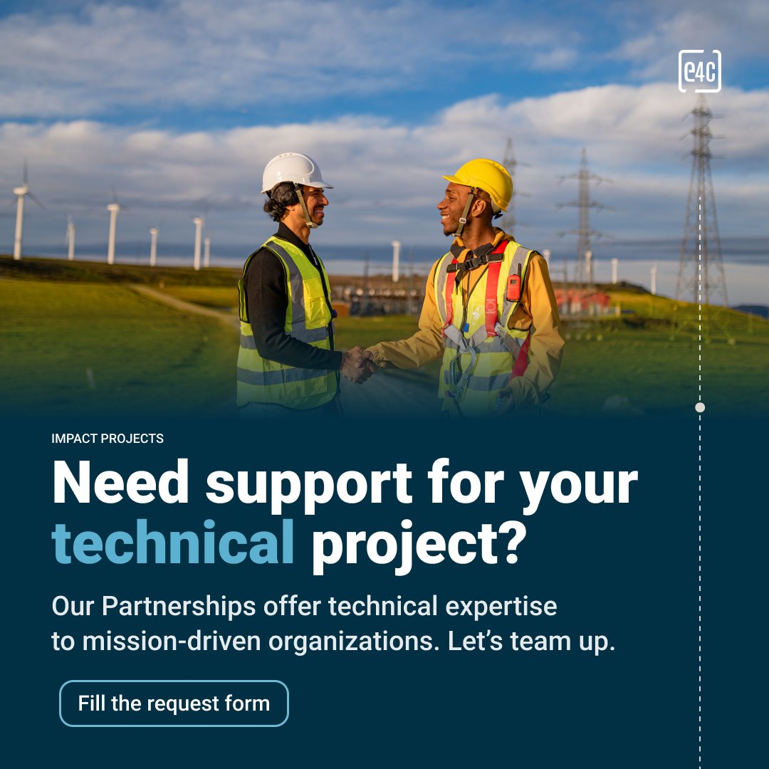 engineer4change's tweet image. We’re looking for organizations with high impact projects ready to grow. Get matched with expert engineers &amp;amp; designers to support your mission.

🔗Apply now to be part of our upcoming Impact Projects cohort!
engineeringforchange.org/contact-impact…

#E4C #ImpactProjects #SocialImpact