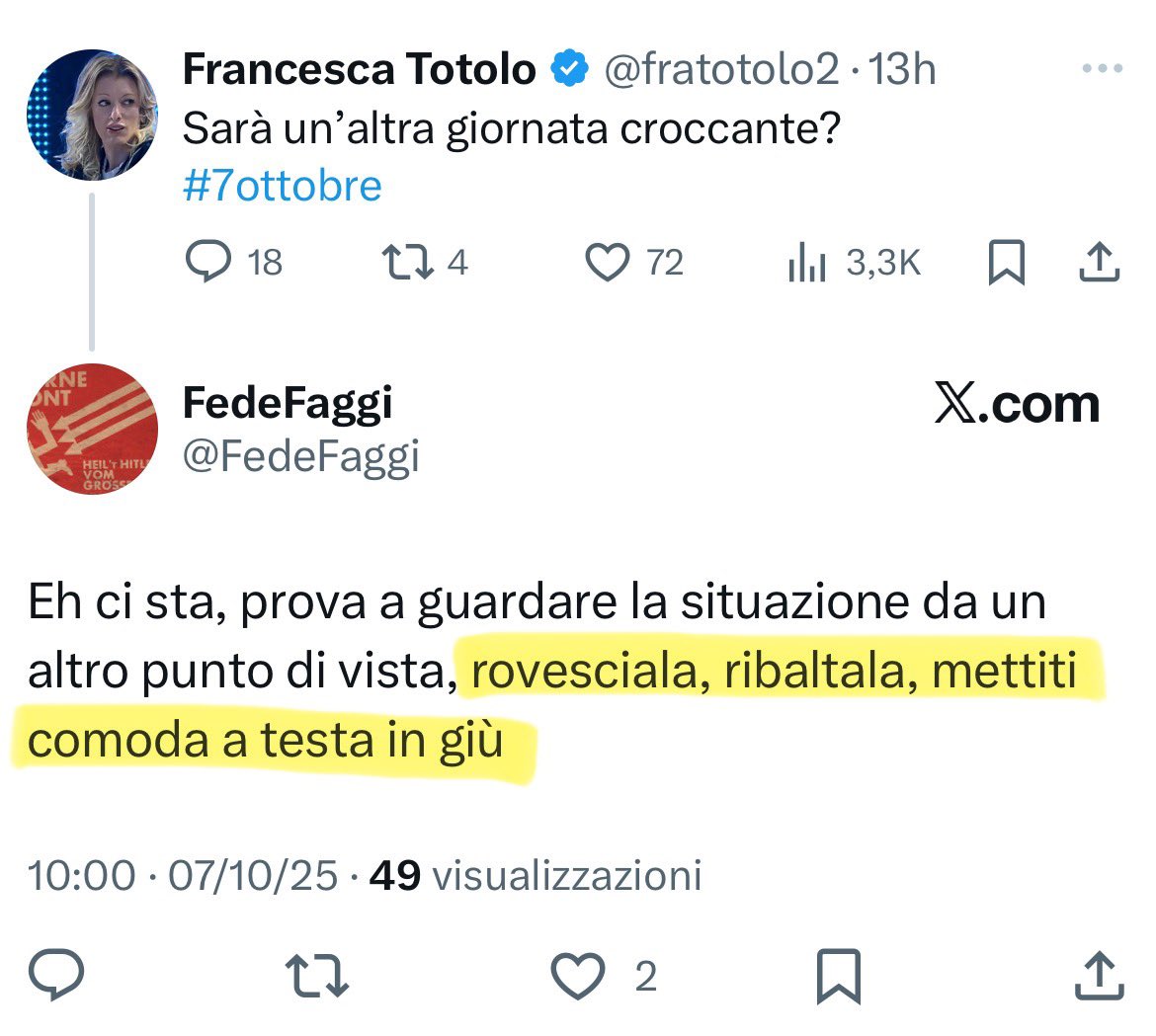 L’odio sta a destra vero?

Sicuramente la codardia dell’anonimato sta a sinistra. 
<a href="/FedeFaggi/">FedeFaggi</a>