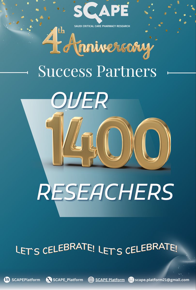 SCAPE_Platform's tweet photo. Today, we proudly celebrate the 4th anniversary of the SCAPE Platform! ๐
Hereโs what we achieved together over the past four years ๐คฉ
This year is special as we celebrate alongside more than 1400 Success Partners
Hereโs to more innovation
#4YearsOfDiscovery #SCAPE_Platform https://t.co/Yzvs2gLxse