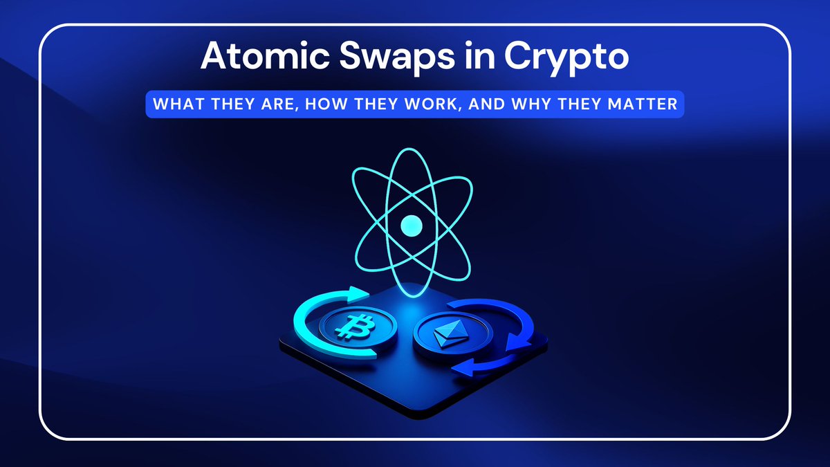 Trinity_Pad's tweet image. Why do atomic swaps matter?

Because secure, cross-chain trading shouldn’t rely on third parties.

Explore the mechanism → trinitypad.com/academy/atomic…