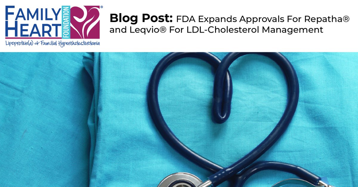 The FDA has expanded approvals for Repatha® and Leqvio®, marking a step forward in cholesterol management. 🩺

Learn how these updates may impact LDL-C lowering strategies in our new blog ⬇️

🔗 bit.ly/3KYDCah

#KnowFH #KnowLpa