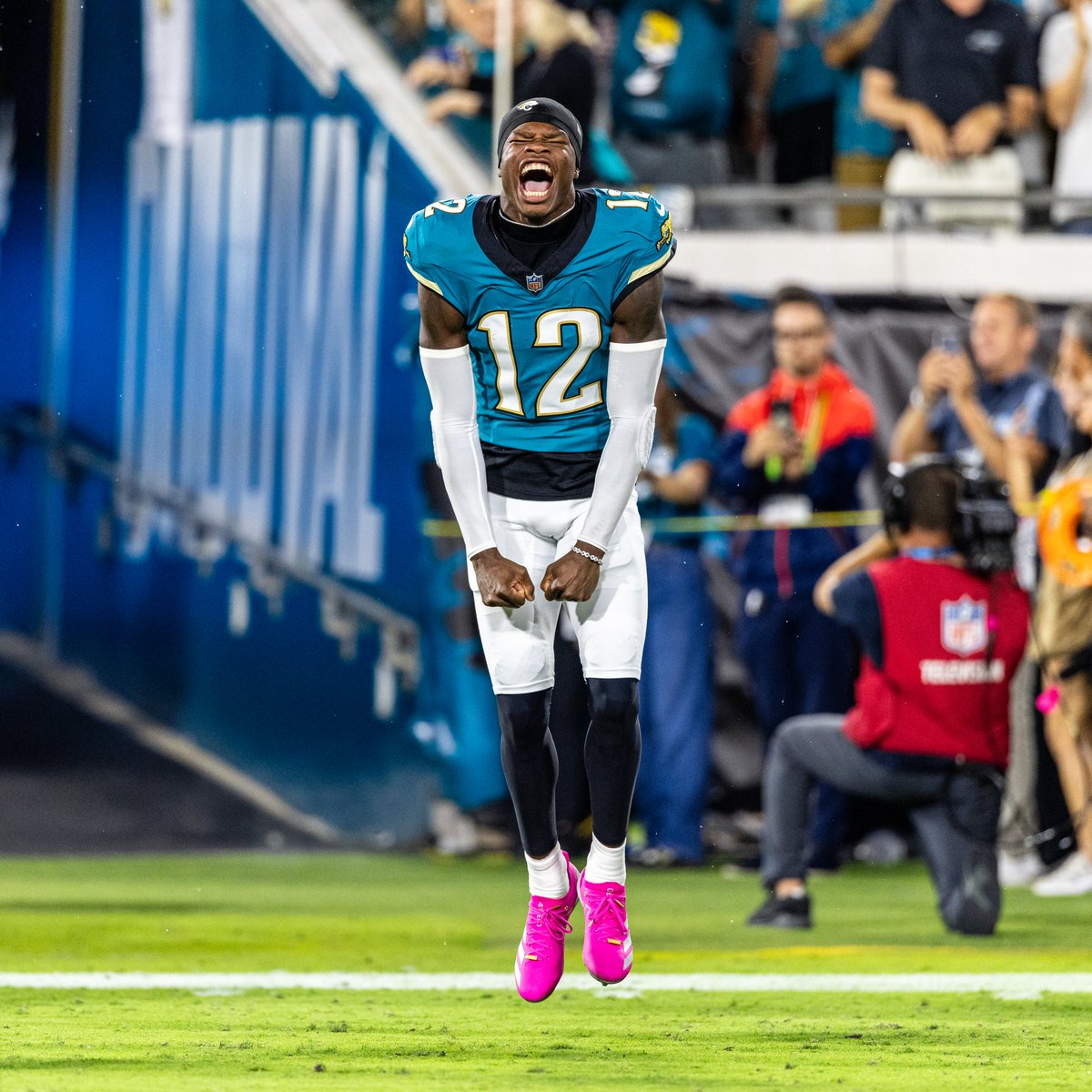 . <a href="/TravisHunterJr/">Travis Hunter</a> has been nominated for <a href="/NFL/">NFL</a> Rookie of the Week after totaling three receptions for 64 yards on offense and two solo tackles and a pass defensed on defense in Week 5. Hunter received PFF grades of 77.3 at receiver and 76.9 at corner, both ranking in the top 10
