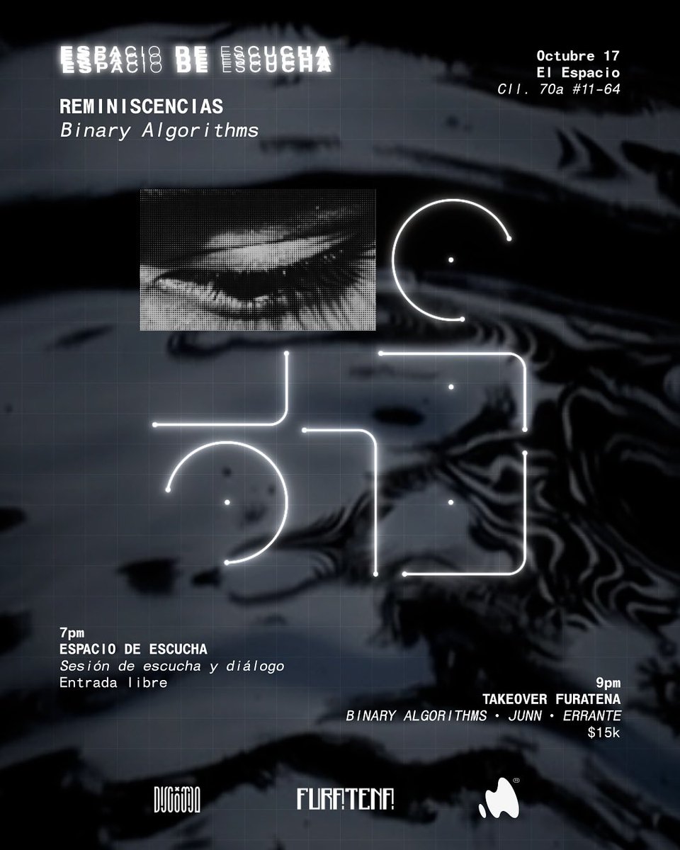 Hola! Reminiscencias verá la luz en la ciudad que más me ha acogido, lo escucharemos juntos antes que nadie. La sesión de escucha es libre, caigan ❤️

> 17 de Octubre en El Espacio + FTA takeover <<a href="/LocalSudak/">Errante</a> / <a href="/akjunn/">Juan Charry</a> / yo>

Gracias a mis amigxs de Discótica x hacerlo real 🥲🌹