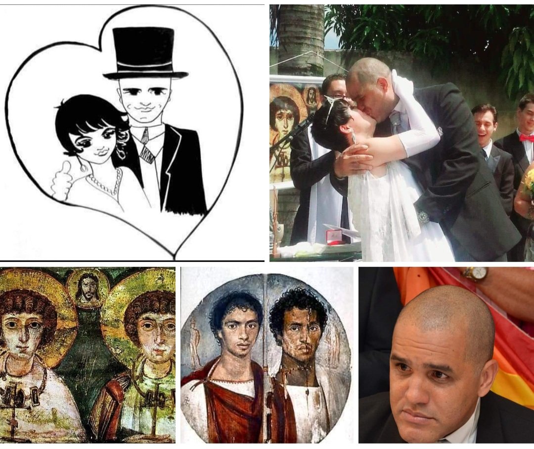 antinousgaygod's tweet photo. 🪷 7 Oct is the feast day of Gay Saints #Sergius/#Bacchus. Icons of them and the "Two Lovers" of #Antinoopolis adorn the wedding altar of Brazil's first officially consecrated Priest of #Antinous @decows and fashion designer @chesller in Sao Paulo. See: https://t.co/mXGasbA2pJ 🪷 https://t.co/LGRiKgvrqW