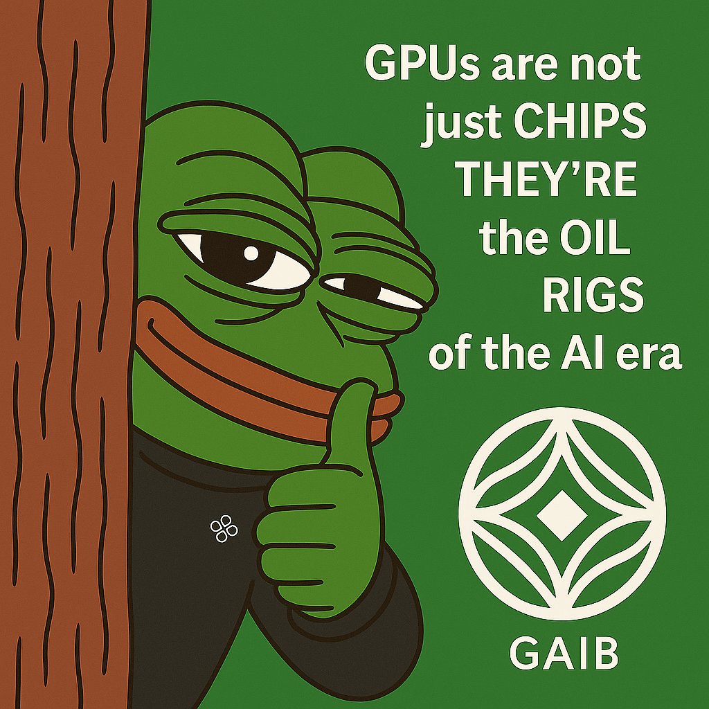 dompethoki01's tweet photo. 𝗚𝗠 𝗖𝗧 ☀️
GPUs are not just chips they’re the oil rigs of the AI era.
Tokenizing compute yields turns hardware demand into programmable income streams.
@gaib_ai is pioneering
#RWAiFi where AI meets DeFi. #GPUFinance #AIInfra https://t.co/AUj976ExZZ