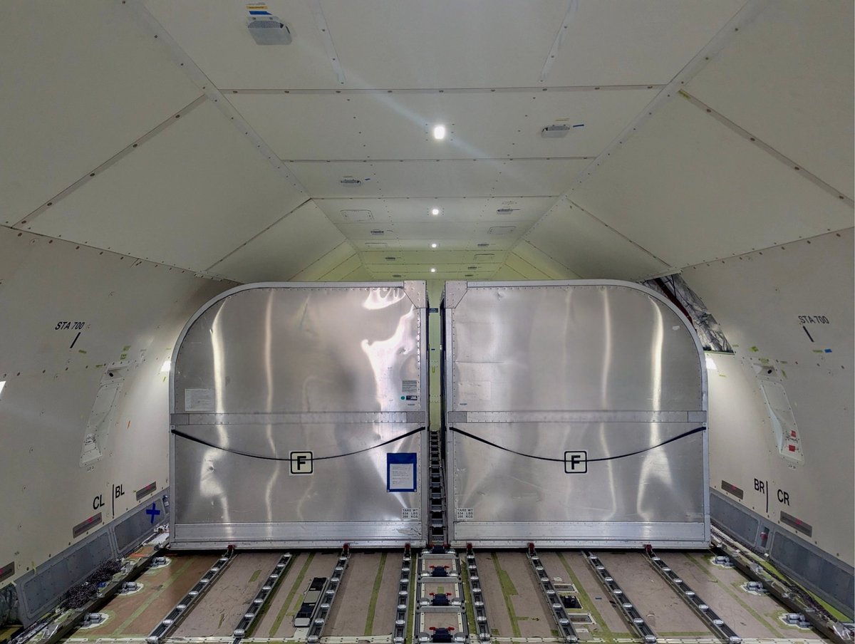 Mammoth Freighters completes flutter testing with max payload on its 777-200LRMF.

Our innovative cabin door deactivation design eliminates pathway obstructions, allowing ground crews to move freely during loading operations.