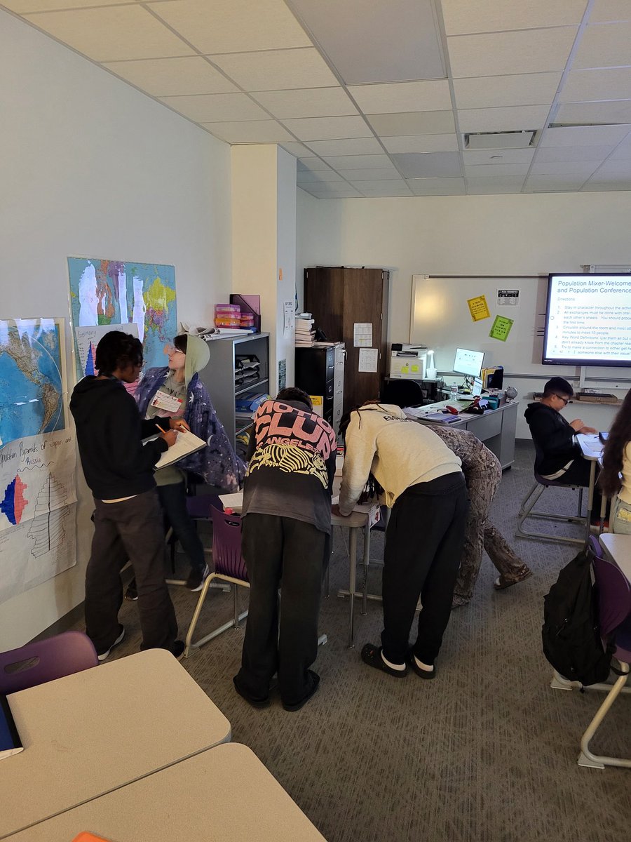 hhsibdp's tweet image. Our IB Academy students participated in a UN simulation in AP Human Geography class-each represented a different country at a meet-and -greet to discuss global population issues-educating each other on population pyramids, economic development,and migration patterns. @Saultaphhs