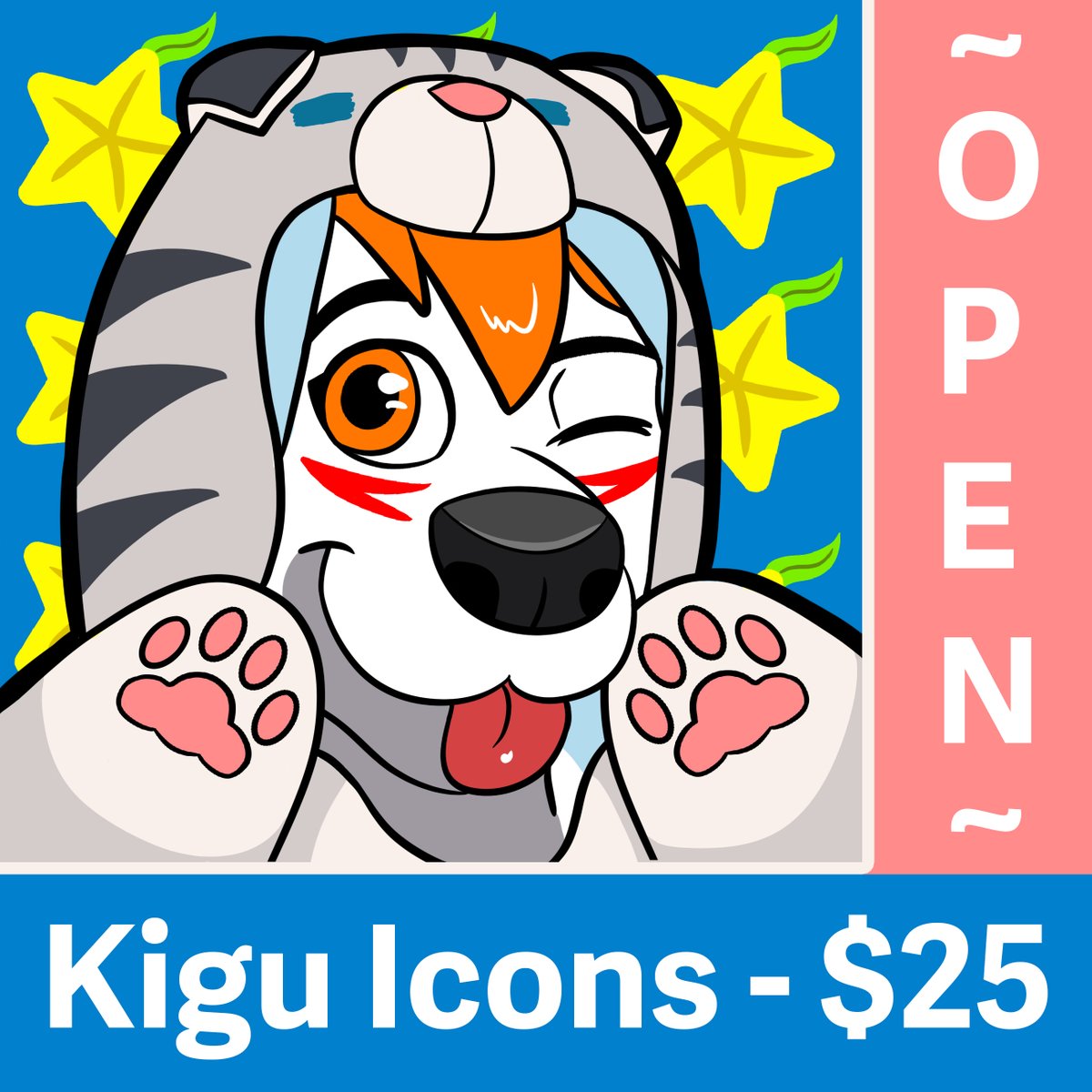 🎨 Kigu Icons Open! 🎨
🍂 Fall is here - time to get cozy! 🍂
I wanna draw your OC wearing a kigurumi of their favorite character, animal, pet, etc! I can even draw matching icons of you and a partner/friend wearing each other's kigus! :3c

$25 each! Comment to claim a slot!
