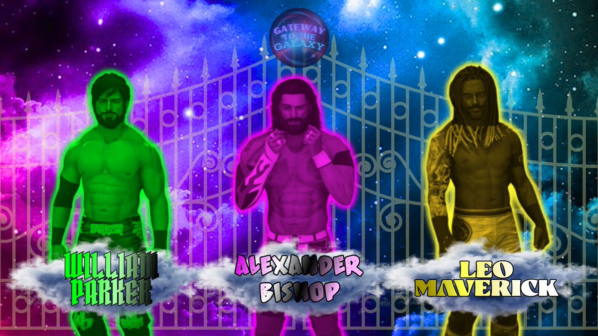 Gavin Ashton (@gashtoncomet) on Twitter photo OFFICIAL FOR #GatewayToTheGalaxy
The Future
The Best in the World
The Anti-You
Three men who know each other on multiple different levels will clash to prove who's the best of the best!
<a href="/WillyPAPW/">“The Future” William Parker</a> , <a href="/KingBishoop/">Bishop.</a> , and <a href="/ZX_Eden/">Leo Maverick</a> will square off in Triple Threat action!!! OFFICIAL FOR #GatewayToTheGalaxy
The Future
The Best in the World
The Anti-You
Three men who know each other on multiple different levels will clash to prove who's the best of the best!
<a href="/WillyPAPW/">“The Future” William Parker</a> , <a href="/KingBishoop/">Bishop.</a> , and <a href="/ZX_Eden/">Leo Maverick</a> will square off in Triple Threat action!!!