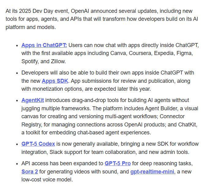 Web3Freebies's tweet image. OPEN AI 2025 DEV DAY