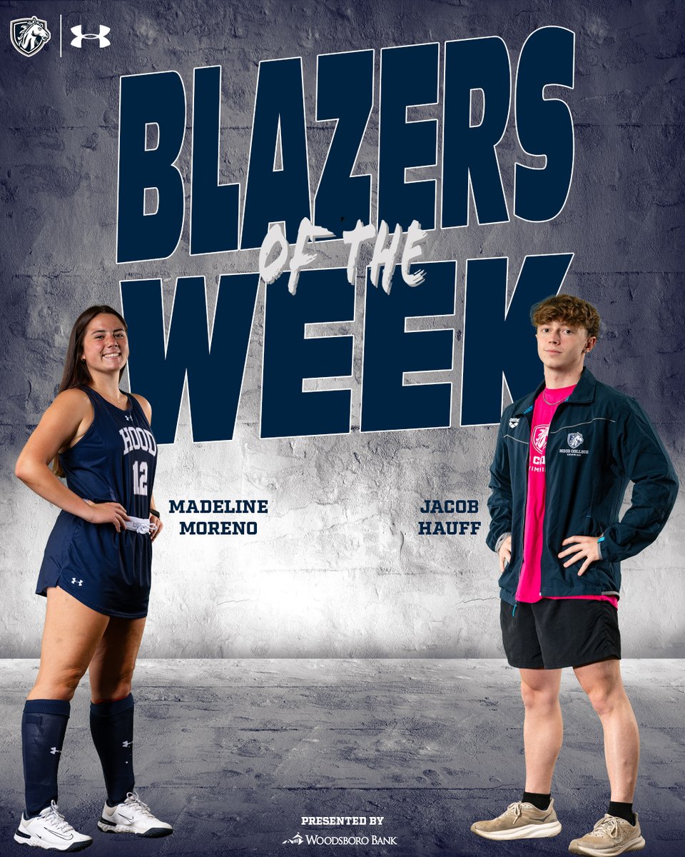 HoodBlazers's tweet photo. BLAZERS OF THE WEEKโผ
Madeline Moreno tallied 2 defensive saves & a goal in last week's games!
Jacob Hauff opened the season with a 1st-place finish in the 100 free & a top-10 program time in the 100 IM!
๐๐ฅ๐๐ฅ
๐โโ๏ธ๐ฅ๐โโ๏ธ๐ฅ
#WeOverMe #BringYourBest #MACfh #d3fh #MACswim #d3swim https://t.co/cR4Rx1Rr3o