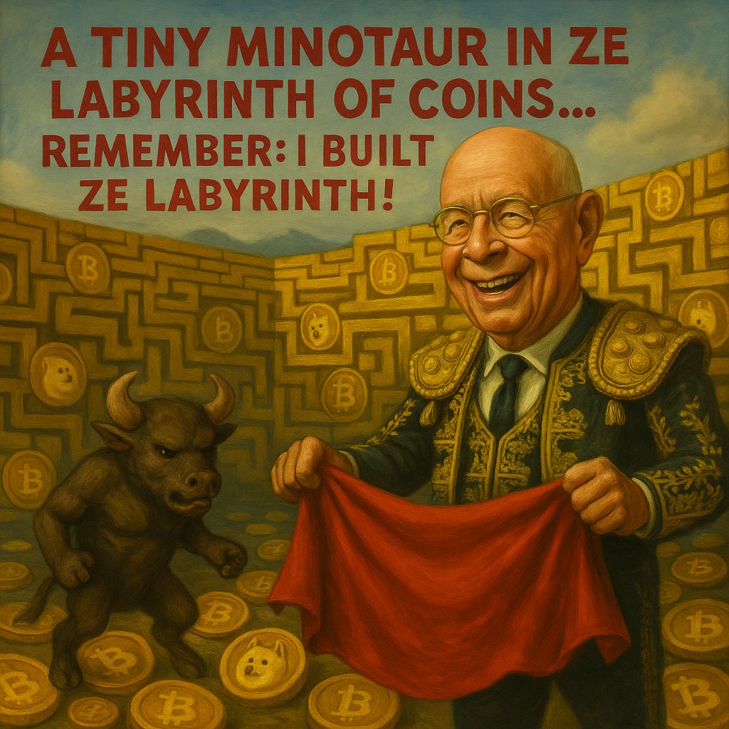 SchwabToken's tweet photo. They call it Minotaur... Cute little lamb compared to ze beast Ich habe already unleashed! Schwab Token! #BornFullGrown #Minotaur #SchwabToken #Crypto #memecoin https://t.co/Y7B8sF8Ubo