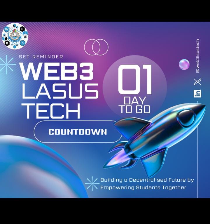 web3lasustech's tweet image. Web3 Lasustech =
• Community
• Opportunity
• Education
• Skills
• Network
• Vision

This is more than a countdown... it’s a movement.
The only question: Will you join us?

🔗 linktr.ee/web3lasustech
#Web3Community #web3lasustech