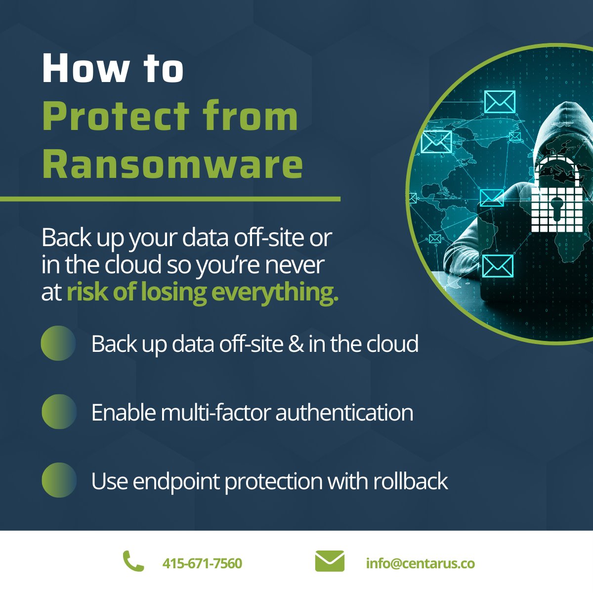 Centarus100's tweet image. Ransomware attacks can cripple a business. Backups, MFA, and endpoint protection are your safety net💻

👉 Secure your data today - visit-our.link/zzqlg0B

#RansomwareProtection #CyberSecurity #DataBackup #MFA #EndpointSecurity