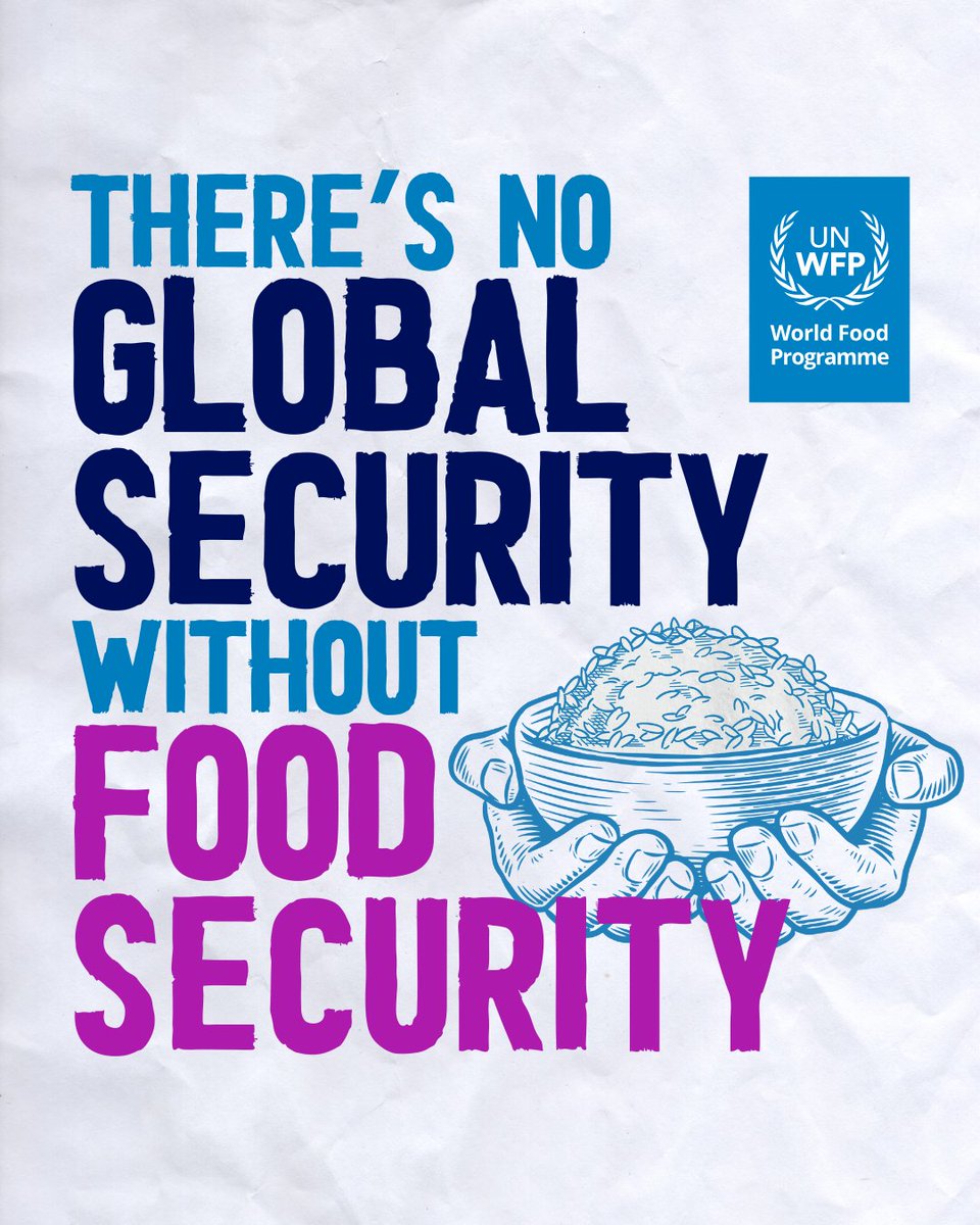 ⭕Two famines.
⭕A global hunger crisis.
⭕A historic funding shortfall.

We need world leaders to act with urgency to protect food security, safeguard humanitarian action, and invest in peace.

Because food security is global security.